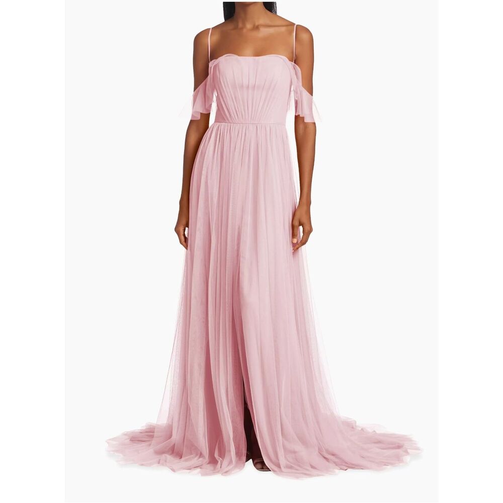 Vera Wang Bride Miriam Pleated Tulle Gown US 2 $395